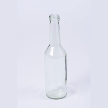 Sirupflasche 330 ml Weissglas mit Gewinde 28 mm, ohne Schraubdeckel
