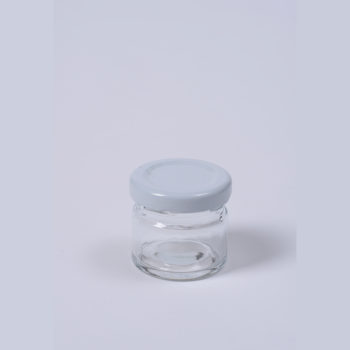 Konfitürenglas 30 ml rund aus Weissglas, ohne Deckel TO-43